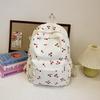 Backpack Women College Student Schoolbag Girl Cute Cherry Casual Travel Bag