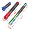 3.5cm/8cm/12cm Universal Car Short Radio Antenna Carbon Fiber Black Car Roof Antenna Radio Aerial FM/AM Metal Receiving Antennas
