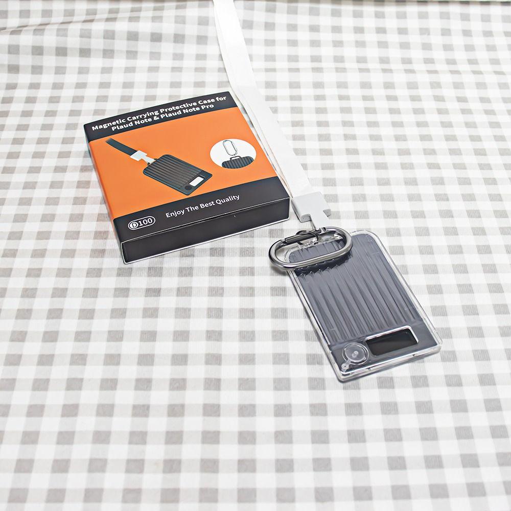 PC Protective Case Magnetic Shockproof Voice Recorder Cover with Lanyard Anti-lost Hard Shell for PLAUD Note/Plaud Note Pro