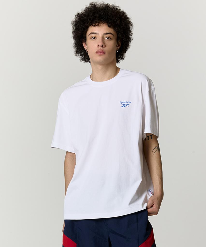 REEBOK Ice Cotton Graphic T-Shirt - White