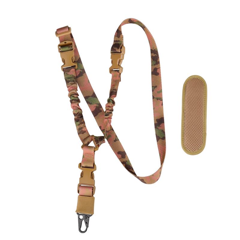 Outdoor Tactical Single-Point Sling with Shoulder Pad 78-107cm