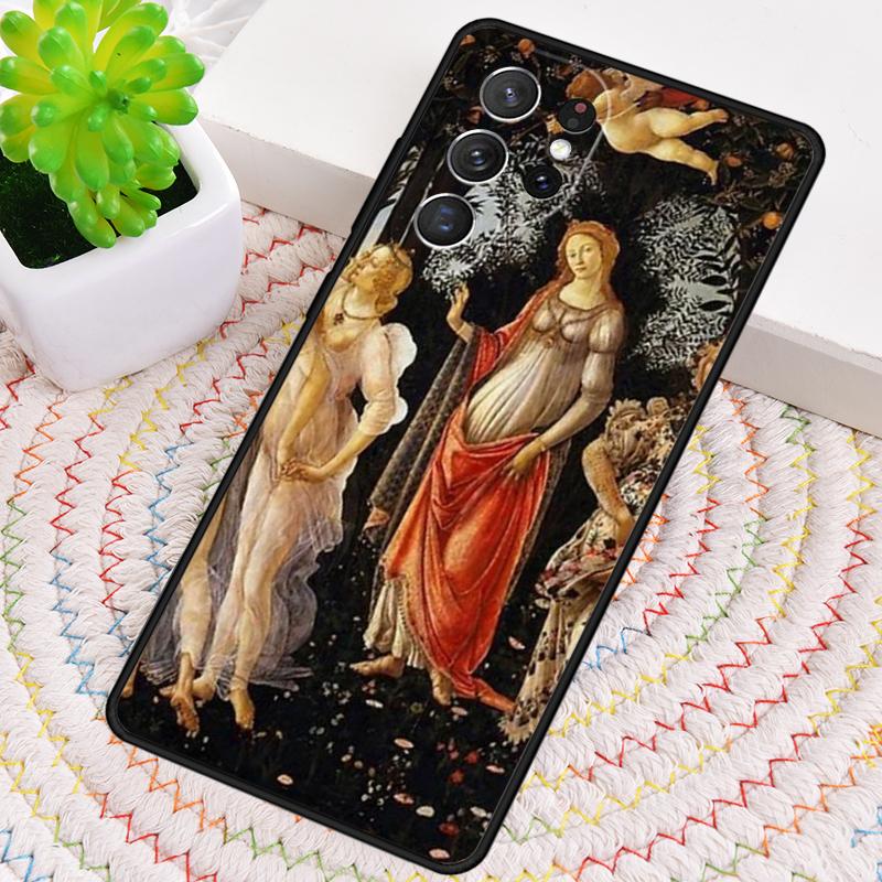 Birth of Venus Botticelli Classic Art Phone Case for Samsung Galaxy Note 10 Pro S26 Ultra S23 S24 FE S25 S21 S22 PLUS Cover