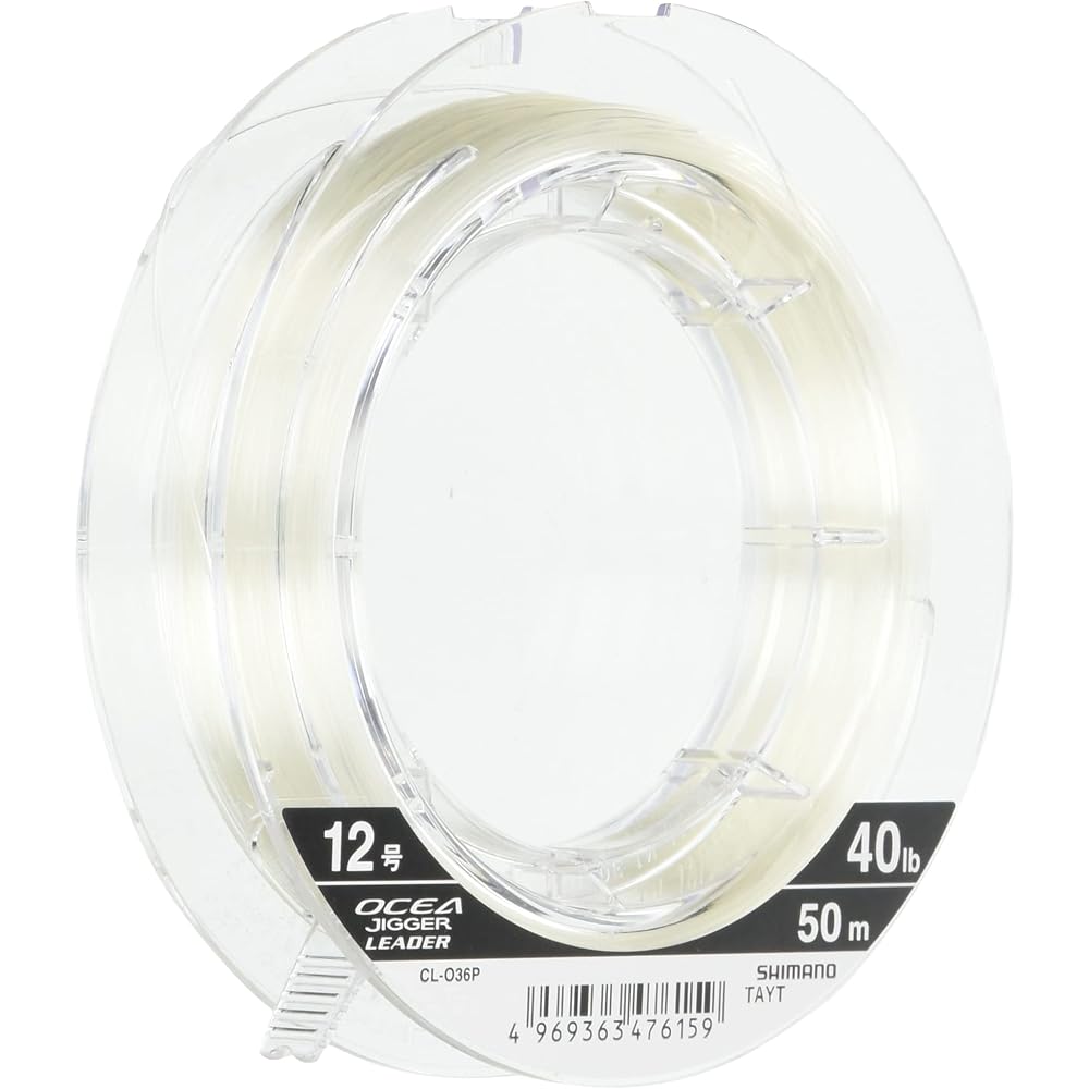 Shimano Ocea Jigger Master Fluorocarbon Fishing Line 50m 12号 40lb Pure Clear CL-O36P