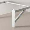 WallMounted Pullup Bar Triangular Support Arms Metal Welded Bracket Fitness Equipment for