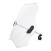 Clear Motorcycle Windshield Adjustable Wind Air Deflector Windscreen Front Flyscreen Replacement for Suzuki