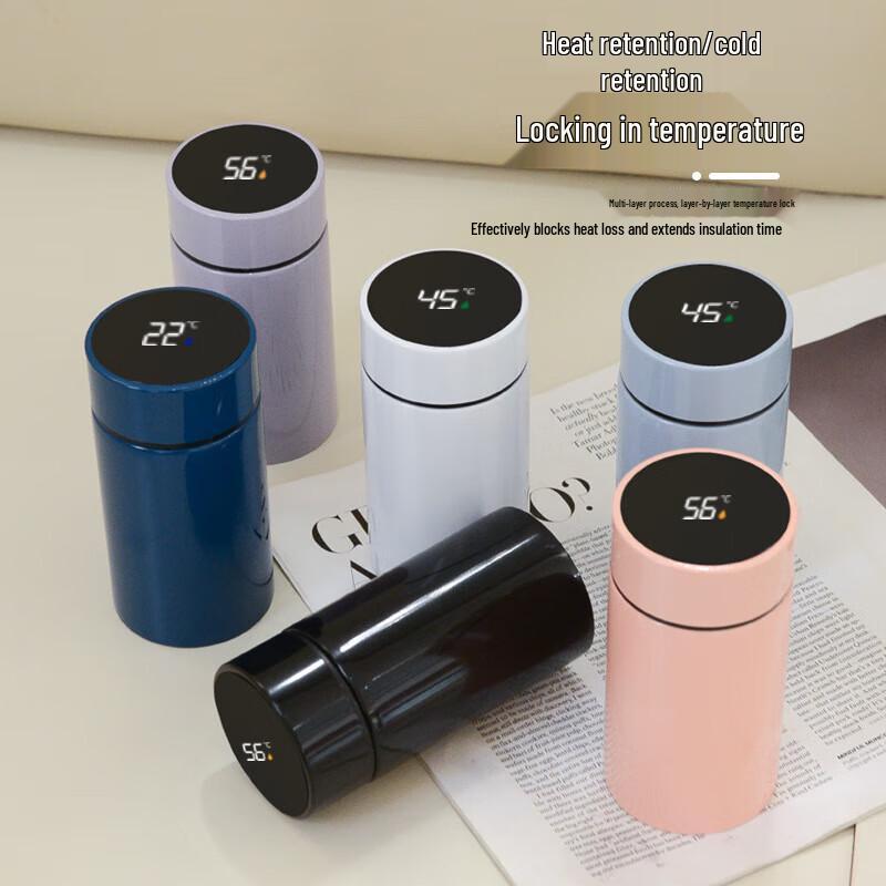Kapodun Smart LED Display Mini Insulated Bottle