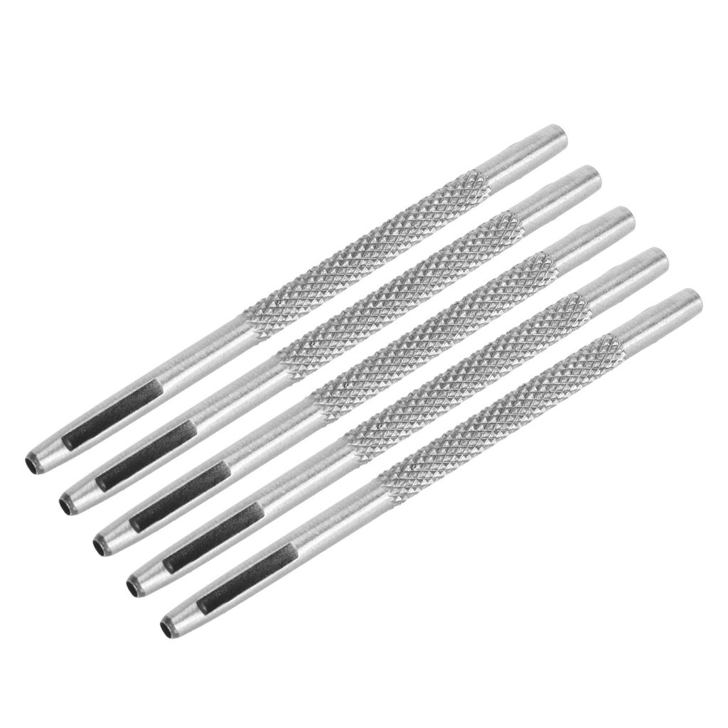 20Pcs Leather Hole Punch Carbon Steel Chromeplated Assorted Sizes Leather Punch Tool for Watch Band Belt Craft
