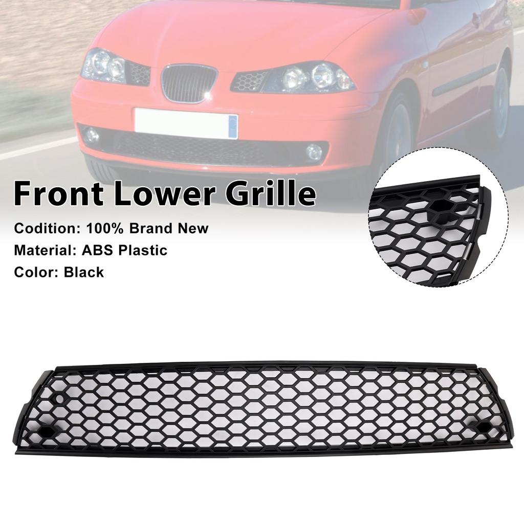 Front Honey Lower Grille Grill Fit for Seat Ibiza 6L FR 2002-2006 Pre-Facelift