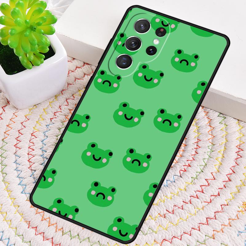 Cute Cartoon Frog Phone Case for Samsung Galaxy note 10 pro S26 Ultra S23 S24 FE S25 S21 S22 PLUS shockproof Cove
