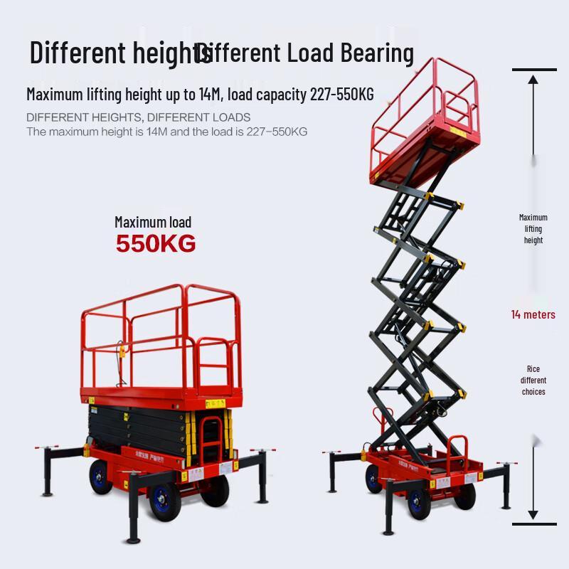 Jiangnan Dingguan Semi-Electric Scissor Lift (500kg)