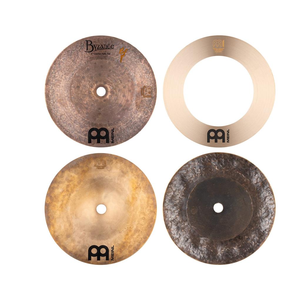 Meinl Cymbals Meinl Artist Concept Model Benny Greb Crasher Hats 6"/6" AC-6CRASHER []