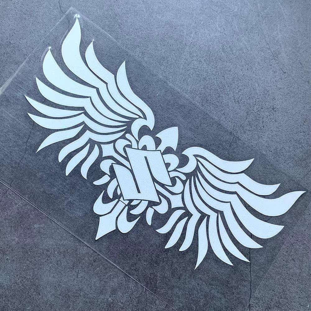 

Suzuki Motorcycle Logo Wings Reflective Stickers Moto Windshield Head Body Helmet Decals Accessories for SUZUKI Motorcycle 19x10.5cm белый