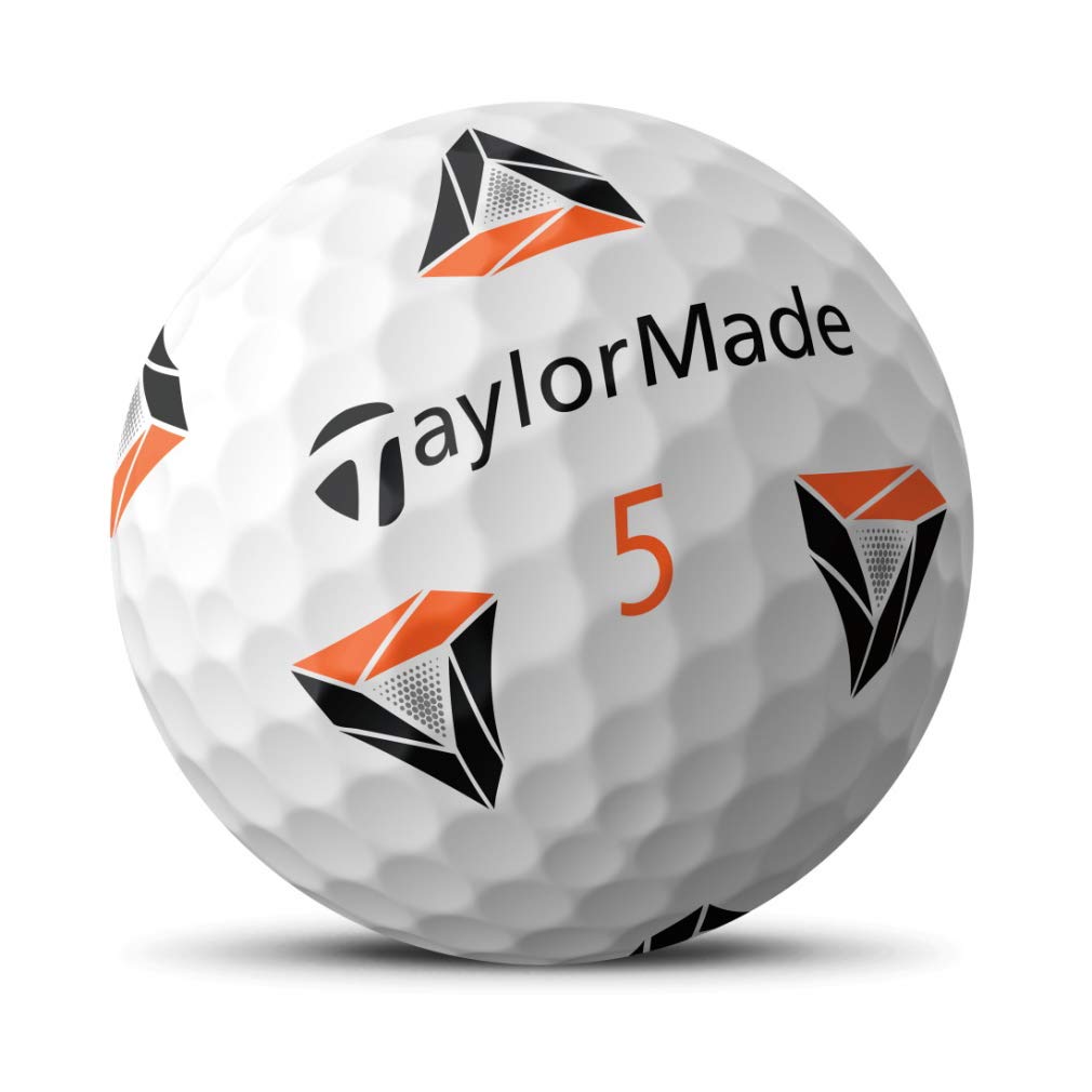 TAYLOR MADE TP5x Pix 5-Piece Golf Balls, 2021 Model, White, N0803301