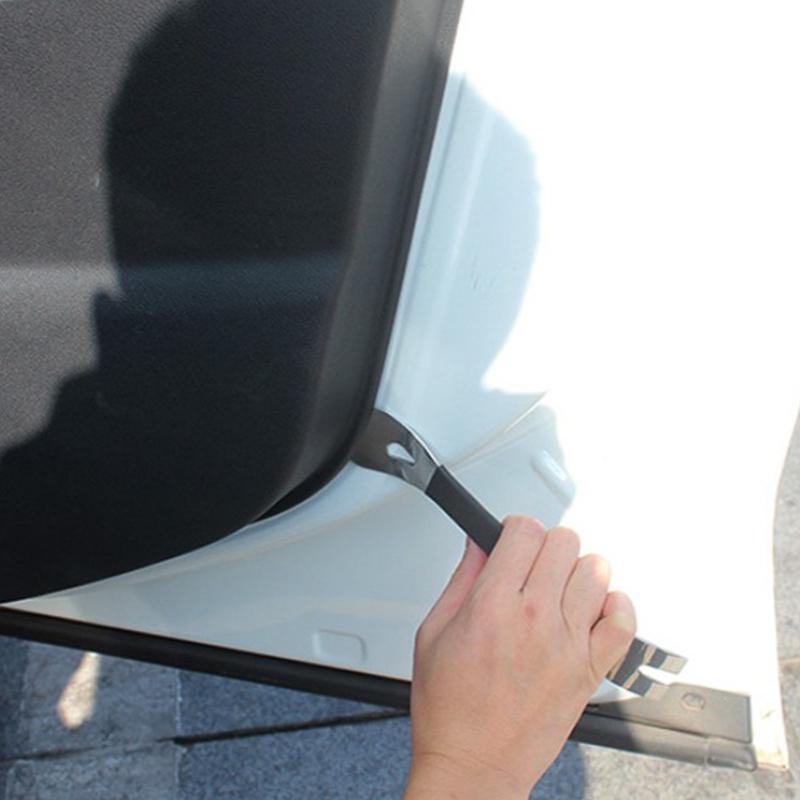 Strumento per la rimozione delle finiture dell'auto, leva di rimozione delle finiture a due estremità, cacciavite di fissaggio