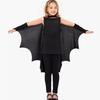 Black Cloak Bat Wing Cape Trick or Treat Bat Cosplay Costume Children's Party Costume  Stage Wear