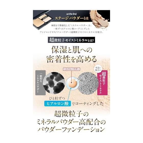 [Hide Stains, Dullness, and Pores with This One Product] Professional Powder Foundation Natural Coverage Moisturizing Mineral Foundation SPF50+
