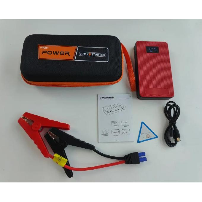 Car Emergency Jump Starter 12V Power Bank, Motorcycle Vehicle Starter Battery Booster Rescue Jump Starter Tool.