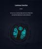 Sanda Trendy Cool Multifunctional Waterproof Electronic Couple Watch with Detachable Strap