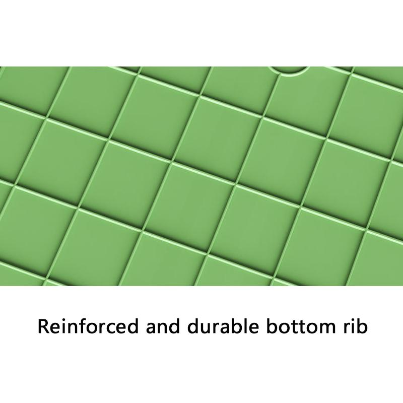 קופסת אחסון שקופה מפלסטיק עם חמש דלתות קופסת אחסון ספרים מתקפלת כדי לשים ספרים בגדי סטודנטים