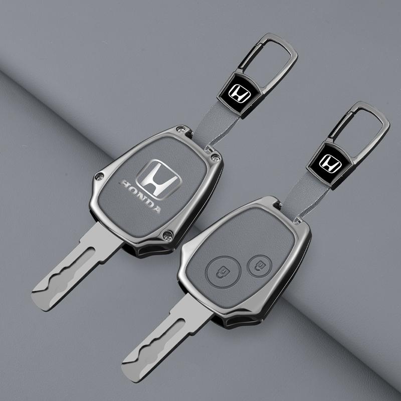 ABO2 Car Key Case Cover Holder Shell Keyring Auto Styling Accessories For HONDA Accord CRV Pilot Civic 2003 2007 2008 2009 2010 2011