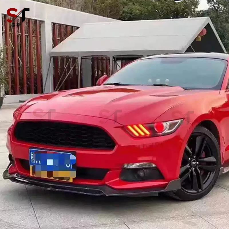 Carbon Fiber Front Lip Splitter for 2015-2017 Ford Mustang