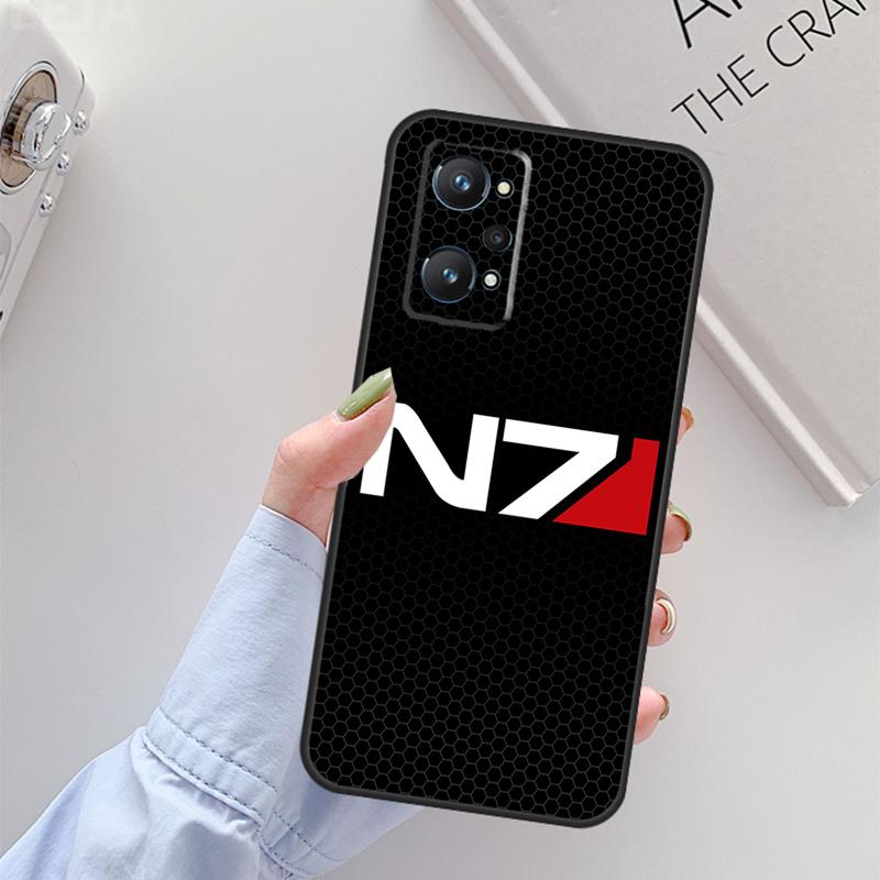 N7 Mass Effect For Realme 11 10 12 13 14 Pro Plus GT 5 6 6T GT7 Pro C67 C61 C53 C51 C21Y C25S C55 C75 Case