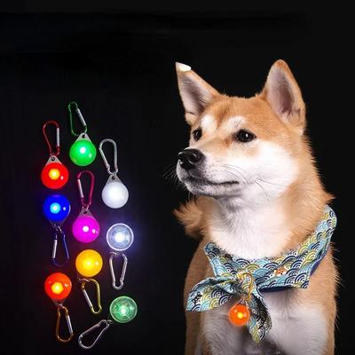 Led Luminous Dog Collar Pendant Pet Outdoor Travel Safety Collar Pet Flash Light Leash Decor Dog Necklace With Buckle