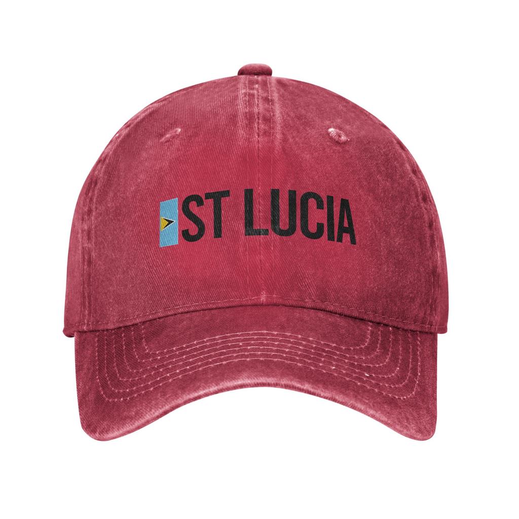 Baseball Cap Saint Lucia Country Flag Summer y2k Funny Trucker Hat FeUnisex Unisex Design Tennis Skate Dropshipping Baseball Caps