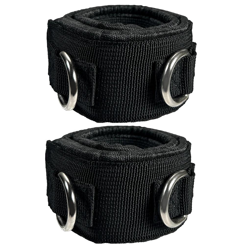 1Pair Ankle Strap For Cable Machines Workout Cuff Attachment Home Gym Glute Kickbacks Leg Extensions Exercise