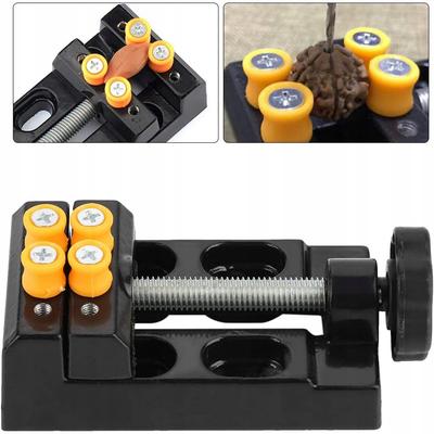 Metal Table Vice / Small Vice | Compact 63x105 Mm | For Vertical/horizontal Mounting | With Holders for Round Parts | DIY, Model Making, Workshop