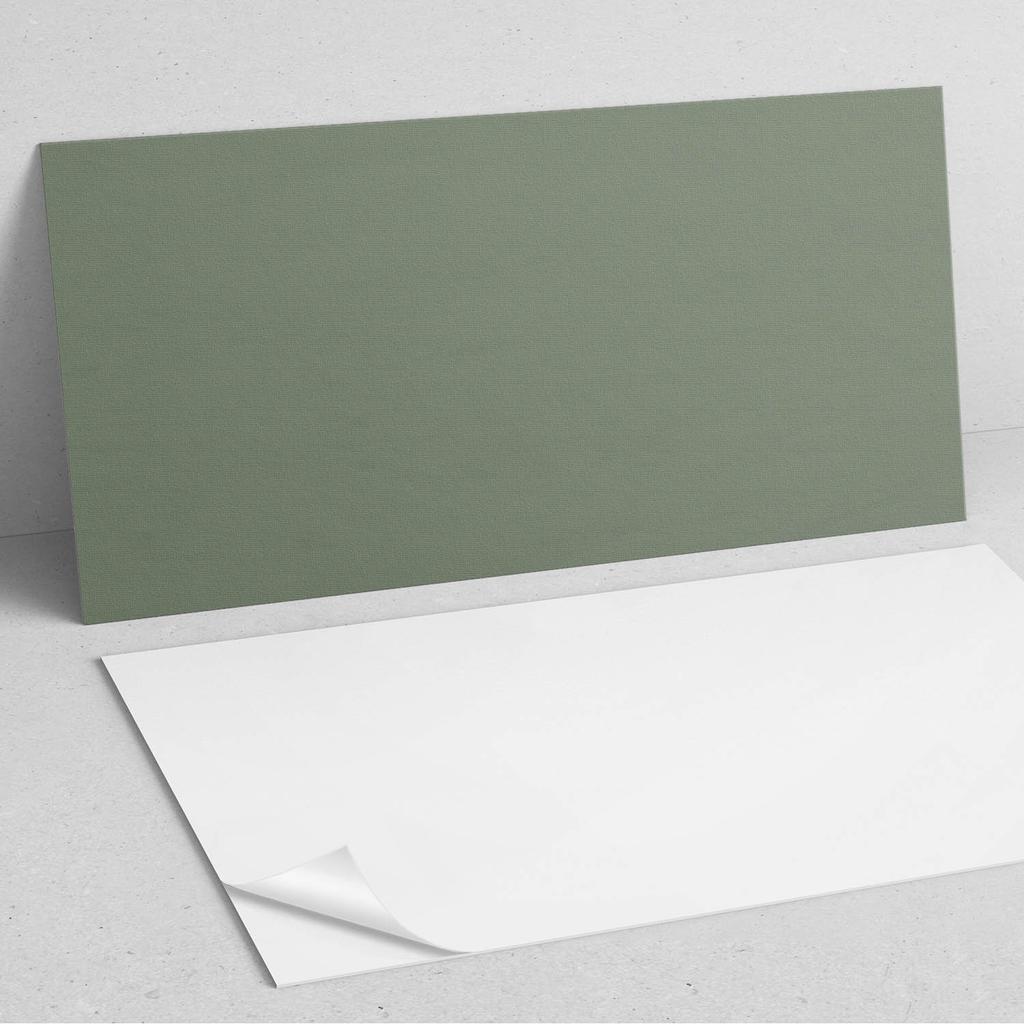 Dekoracyjny Panel Winylowy Samoprzylepny - Do Przedpokoju 100X50 Cm Kolor Oliwkowy