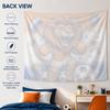 Flat Print Netherlands Flag Soccer Tapestry  World Championship Cartoon Lion Mascot Wall Hanging For Sports Fan Gift