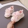 Spring and Autumn New Children's Shoes Non-slip Soft Sole Lightweight Baby Shoes Girls Princess Bow Versatile Sneakers