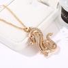 Chinese Dragon Pendant Necklace Fashion Design Long Sweater Necklaces Women Gifts Jewelry GZW