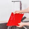 Silicone Sushi Rolling Mat with Bamboo Pattern Non-Stick Reusable Sushi Maker for Rolls Rice Balls Essential Kitchen Tool for Homemade Sushi