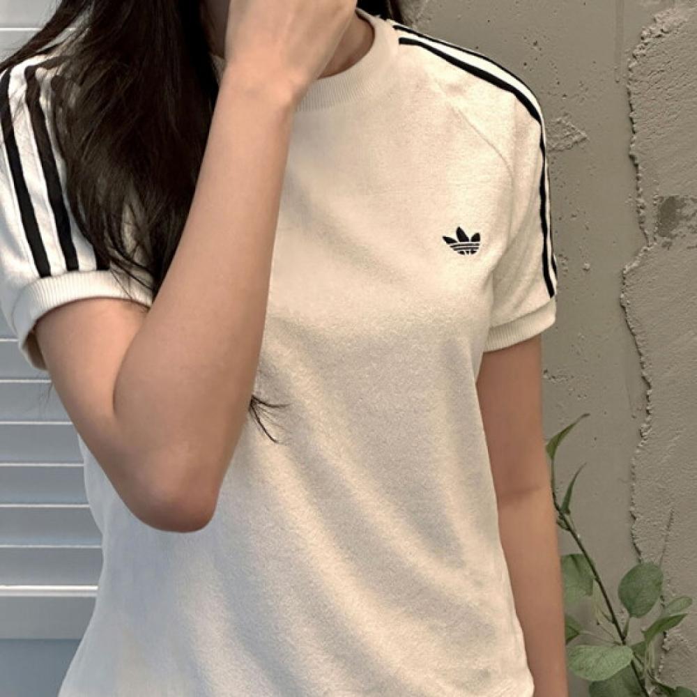 AdidaS Women S Terry Towel Calley T ShirT Kd1411