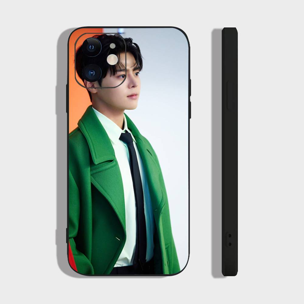 Koreanischer Promi R-Ryeo Un Handyhülle Für IPhone 17 Air 16 15 14 13 Pro Max 11 12 Schwarze Silikonhülle