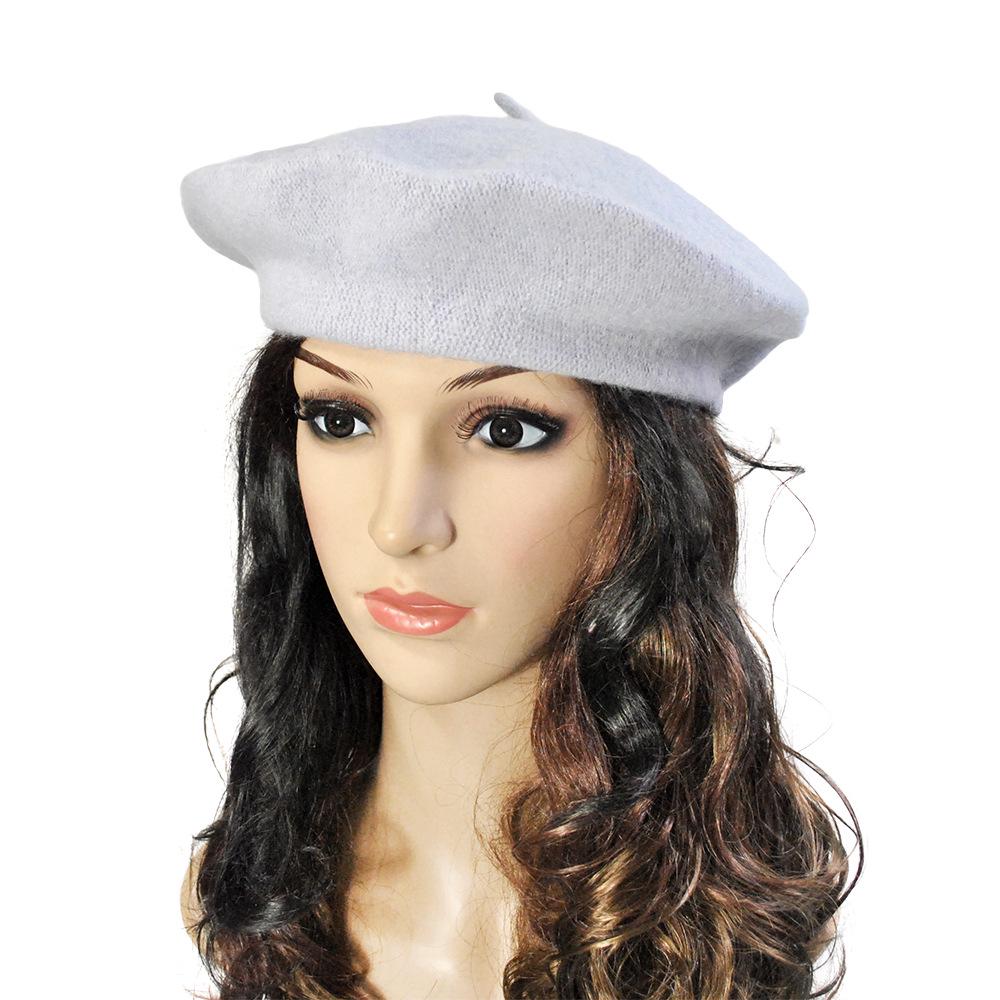 Korean Style Autumn & Winter Imitation Wool Beret Hat for Women