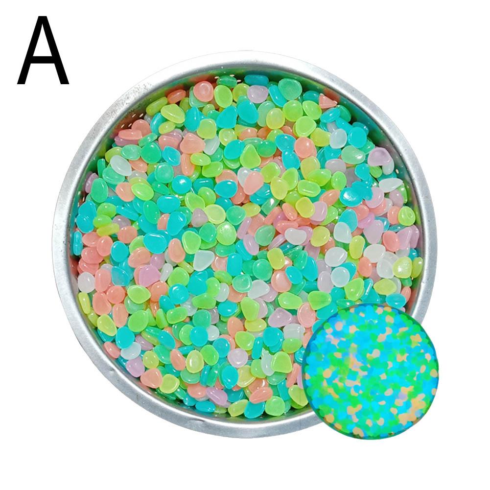 

50 шт. светящиеся в темноте садовые камешки для тротуара, садовой террасы, лужайки, сада, патио, аквариума, украшения, светящийся камень