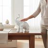Fortunate Elephant Statue Symbol of Prosperity Black and Gold Elephant Decoration Meticulously Crafted Look Handcrafted Crafted