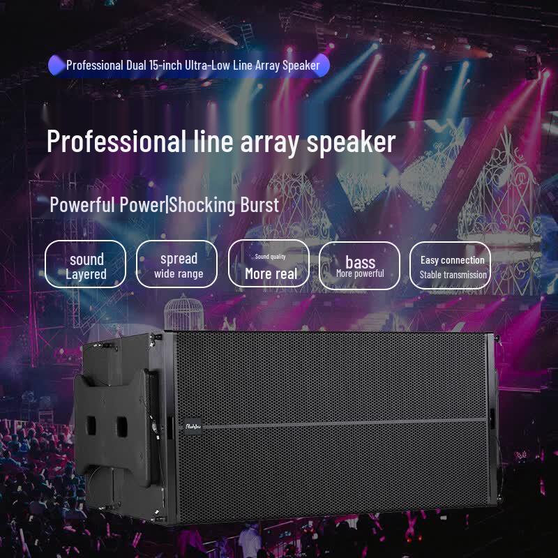 Runpu RP-XZGA975D Dual 15-inch Line Array Speaker (CN version)