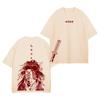 Demon Slayer Anime Kokushibo Yoriichi Printed Tshirt Unisexs and Womens Tshirt Unisexs Top Sports Tshirt Unisexs Tshirt Summer Te