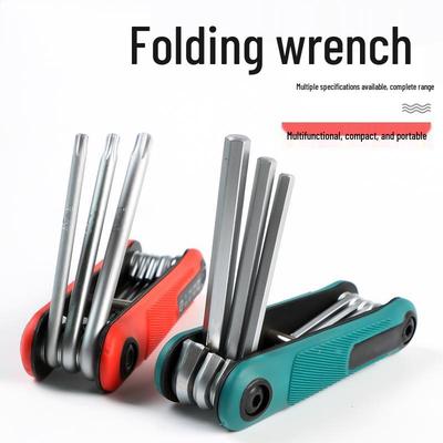 Folding Multi-Tool Set: Metric & Imperial Hex, Torx, Allen, Phillips, and Slotted Screwdrivers