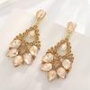 Alloy Geometric Statement Earrings For Women With Bold Design Fashion Jewelry