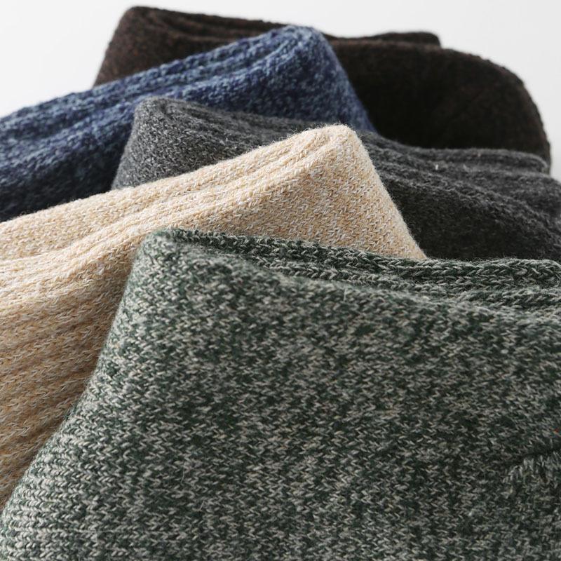 5/10 Pairs Comfortable Casual and Versatile Autumn Winter Warm Loop Socks Simple Retro Mid Calf Socks Solid Color Socks for Women