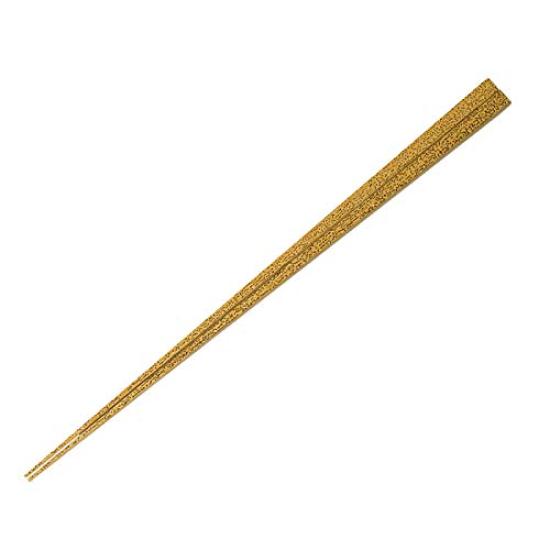 Bamboo Sesame Bamboo Made in Japan Tableware [Kyoto Meichu] Ultra-thin Chopsticks, (Gomatake), 22.5cm, [Idaten - select] золотой