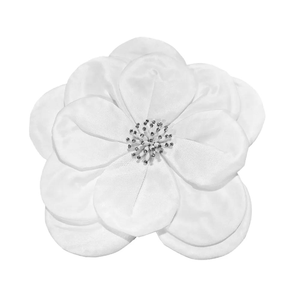 NEW 29cm 3D Big Flower Lace Patch and Appliques Sew-On Wedding Dress Apparel Sewing Applique