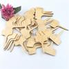 6*10cm 50pcs Bamboo Plant Labels Vegetable Garden Markers T-Type Plant Tags for Plants