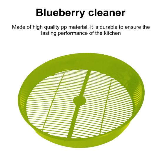 Blueberry Food Sieve Colander Cleaning Tray Drain Berry Vegetable Basket Washing Kitchen Fruit And