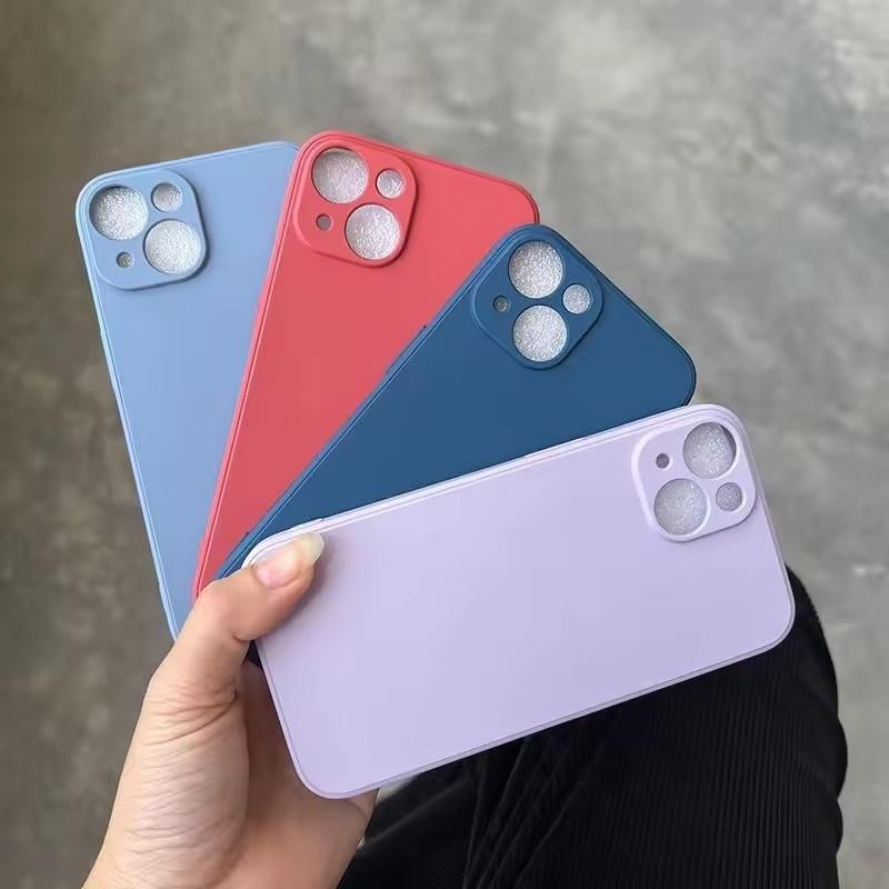 Handyhülle für iPhone 16 15 14 Plus 13 12 Mini 11 Pro Max Xs X Xr 7 8 Bonbonfarbe Original Flüssigsilikon Weicher Schutz Rückseite